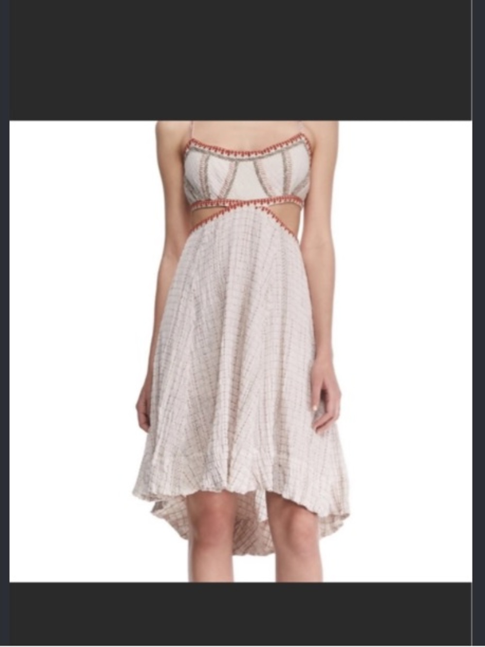 FREE PEOPLE
Women's Blush Cutout A-Line Dress